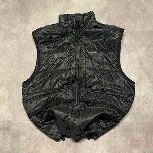 Vintage Nike Swoosh Logo Puffer Gilet Vest